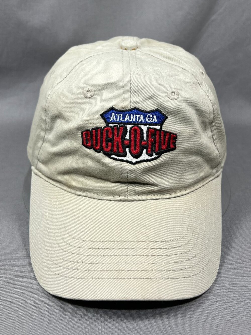 AMC Buck O Five Atlanta Georgia Strapback Hat Khaki Adjustable Music Adult Cap
